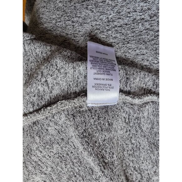 Express Womens Heather Gray Cowl Neck Sweater Top Size M - Picture 6 of 9